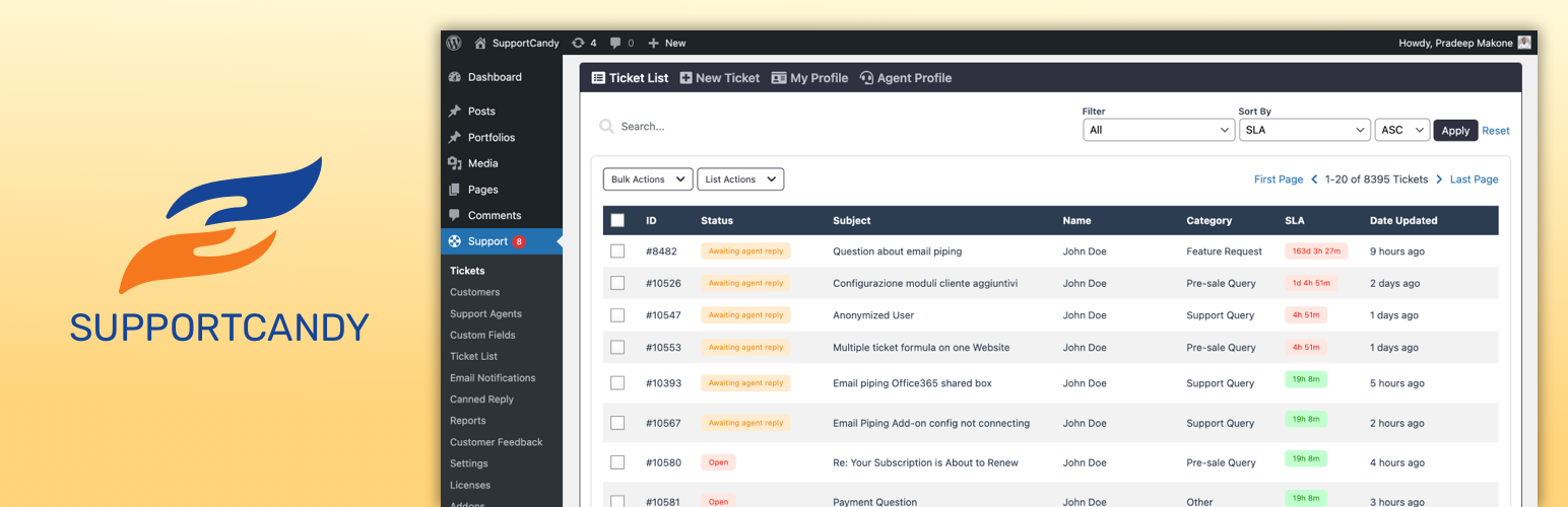 CVE-2026-54826 - SupportCandy Attachment IDOR via Thread Endpoint